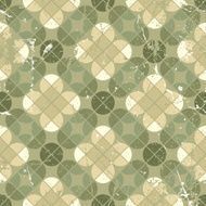 Vintage tiles with grunge texture seamless background vector