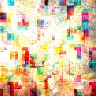 Grunge style abstract colorful background N2