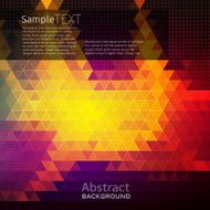 Multicolored mosaic background N49