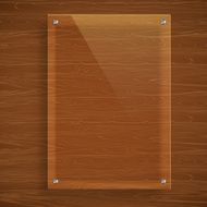 Wooden texture with glass framework