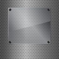 metal and glass