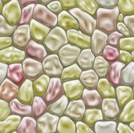 Seamless pattern of stones N5