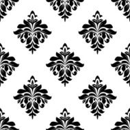 Foliate seamless pattern background