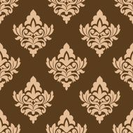Seamless pattern with floral arabesques N2
