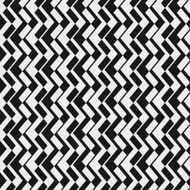 Seamless black geometric pattern on white paper