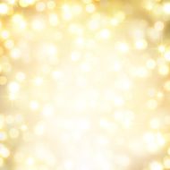 Gold defocus lights