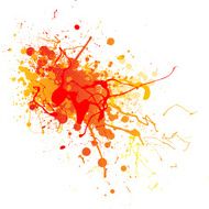 Vibrant splash design