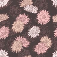 Floral seamless pattern Vector illustration Beautiful background N6
