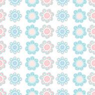 Floral seamless pattern Vector illustration Beautiful background N8
