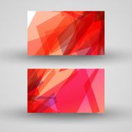 Vector business-card set for your design N369