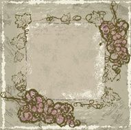 Sketchy tile bunches of grapes on a textured background
