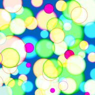 abstract color bubble pattern background