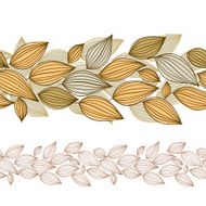 Seamless floral wallpaper hand drawn vector N6