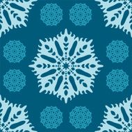 Seamless Christmas pattern with snowflakes N13