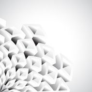 abstract black and white cube pattern background N2