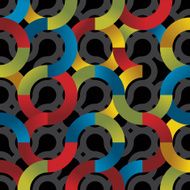 Colorful circles seamless pattern N2