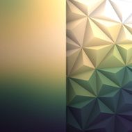 Abstract Polygonal background for Design - Low Poly Geometric Vector N361