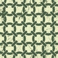 Vintage geometric seamless pattern vector backdrop with circles