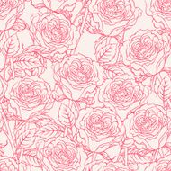 sketch roses