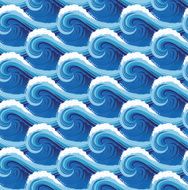 Seamless ocean pattern