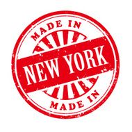 Made In New York Grunge Rubber Stamp N2