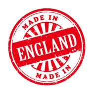 made in England grunge rubber stamp