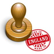 made in England grunge rubber stamp N2