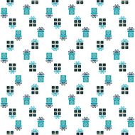 Seamless pattern with gift boxes N16