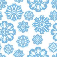 Seamless Christmas pattern with snowflakes N15