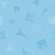 Blue Paris Background