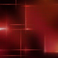 Red light mosaic background in vector