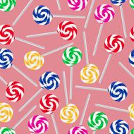 colorful sweet lollipops seamless pattern eps10 N2