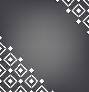 Abstract white square background