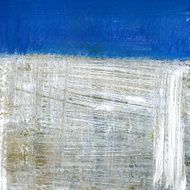 Blue and White Acrylic
