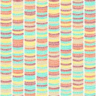 Based on Traditional African Ornament Colorful seamless vector pattern