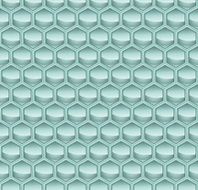 hexagon glass