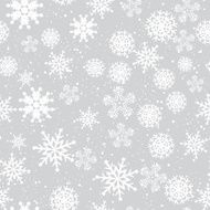 Seamless winter background with snowflakes N4