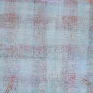 Light Blue Painting with Grid