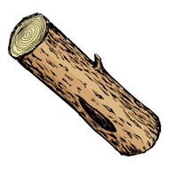 wood log