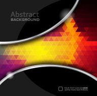 Multicolored mosaic background N54