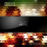 Multicolored mosaic background N56