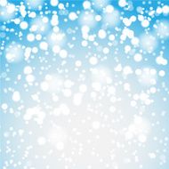 Winter background with snow