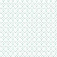 Geometric hand painted vector seamless pattern in turquoise and white N2