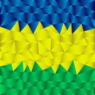triangular brazil background