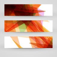 Vector banner set for your design N143