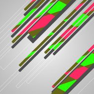 Abstract futuristic geometric shapes N123