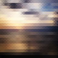 Seaside triangle background