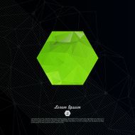 Abstract geometric concept background