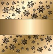 Gold winter abstract background N2