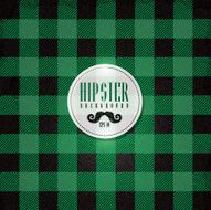 Hipster Flannel background design square N2